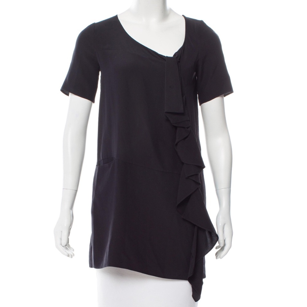 Like new marni Black 100% silk top blouse
